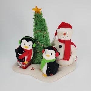 2006 Hallmark Jingle Pals Very Merry Trio Animated Singing Snowman and Penguins - Picture 1 of 7