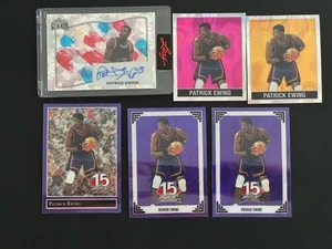 PATRICK EWING 2025 LEAF INDEPENDENCE DAY AUTO 3/4 * LEAF NSCC GOLD LAVA MINI 1/1 - Picture 1 of 1