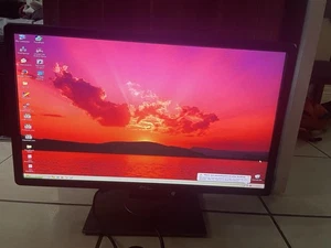 Dell E2414Ht DVI+VGA Widescreen 24" LED LCD Monitor 1920x1080Tested USED w/Stand - Picture 1 of 6