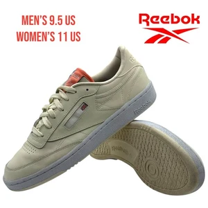 Reebok Club C 85 Schuhe Herren 9,5 Damen 11 Creme Unisex Klassisch Turnschuhe FY5157 - Bild 1 von 8