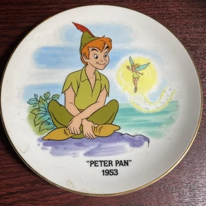 Vintage Walt Disney Peter Pan 1953 6 1/4" Sammelteller Tinkerbell - Bild 1 von 2