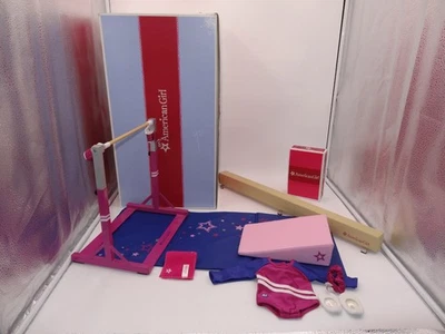 American Girl Doll Gymnastics Set 2013 With Outfit Included Complete With Boxes - Image 1 of 4