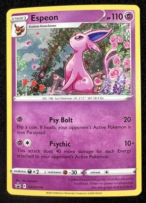 Espeon SWSH174 Sword & Shield Promo Cards Pokemon - NM - Image 1 of 4