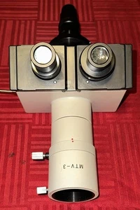 Olympus BH2-TR30-M Trinocular Observation Tube W/ MTV-3 Head & Zoom 1:6.5 Scope - Picture 1 of 10