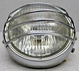 VINTAGE YAHAHA IT 175 250 400 HEADLIGHT CAGE LENS - Picture 1 of 18