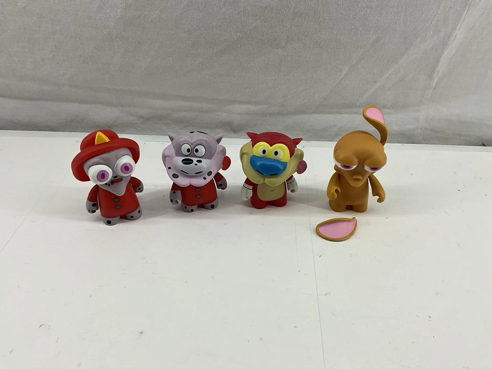 Kidrobot NICKELODEON ‘90’s Mini Series 3” Vinyl STIMPY Figs - Image 1 of 2