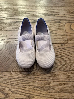Rothy’s Little Girls Talla 12 Mary Jane Pisos en Ballet Rosa Suavemente Pre Amados LN Foto 1 de 4