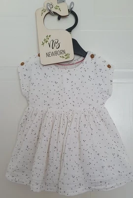 Baby Girls Dress, Mothercare, 0-1 Month 10lb - Image 1 of 4