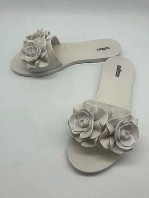Pre-Owned Melissa White Size 7 Slide Sandals - Image 1 of 4