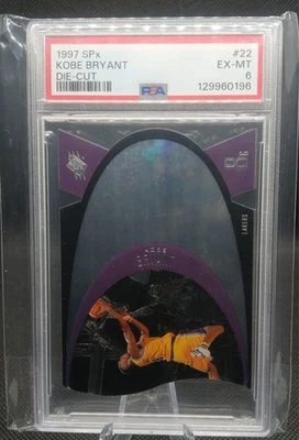 Kobe Bryant SPX 1997 🏀 #22 HOLOGRAMA TROQUELADO PSA 6 EX-MT Foto 1 de 3