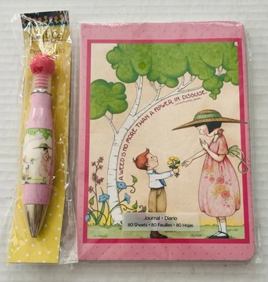 Mary Engelbreit Blank Journal & Pen Set Weed Just Flower in Disguise 2012 New - Image 1 of 4