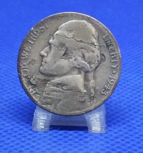 1943-S 35% silver war nickel mint error lamination - Picture 1 of 2