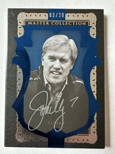 John Elway 2015 Auto Upper Deck Master Collection 3/20 Blue On-Card HOF - Picture 1 of 2