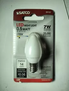 Satco S9157 0.5W C7/WH/LED/120V/CD - Picture 1 of 4