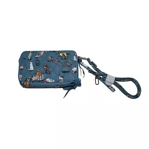 Vera Bradley CAT'S MEOW 3 in 1 Borsa a tracolla da polso NUOVO - Foto 1 di 6