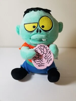 Gemmy Animated Zombie Brain Eater Sound Chews Moves Hands Halloween - Image 1 of 4