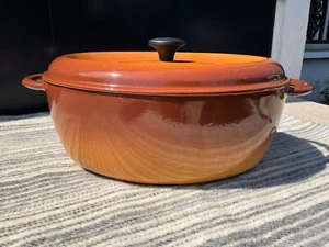 Vintage Nomar “Donfeu” Enameled Cast Iron Oval Braising/Roasting pan - Picture 1 of 10