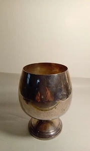 Large Vintage Sheridan Silver Plated Brandy Snifter 7" - Picture 1 of 7