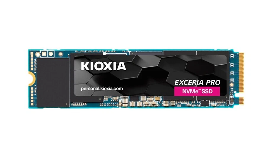 Kioxia Exceria PRO NVMe SSD 1 TB M.2 PCIe 4.0 x4 - Bild 1 von 1