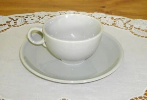 Vintage Universal Ballerina Gray Demitasse Cup + Saucer ~ - Picture 1 of 6