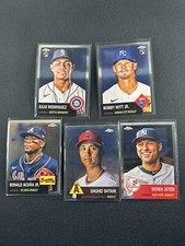 2022 Topps Platinum Chrome Anniversary (Complete Your Set) 1-250