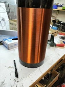 BOBINA AUTOCOSTRUZIONE ANTENNA AM diametro 20cm lunghezza 40cm onde medie VLF LF - Zdjęcie 1 z 6