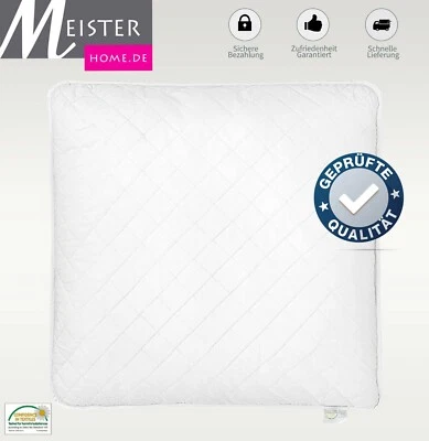 Microfaser Kopfkissen Öko-Tex allergikergeeignet steppung 80x80cm Meisterhome