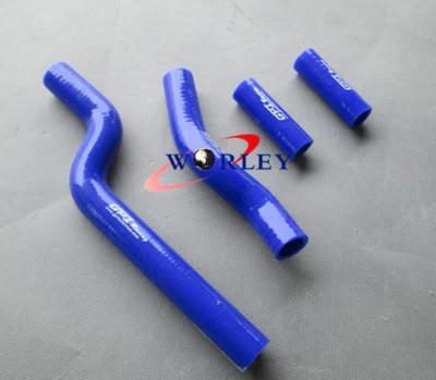 Manguera de radiador de silicona para Yamaha YZ250 YZ 250 1996-2001 1997 98 1999 2000 AZUL Foto 1 de 4