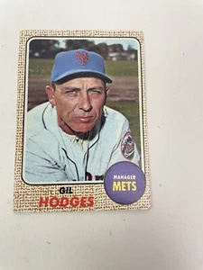 1968 Topps #27 Gil Hodges Baseball Card - Picture 1 of 7