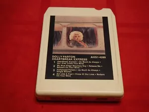 Dolly Parton Heartbreak Express 1982 8 Track Tape TESTED WORKS Single Cross Mind - Imagen 1 de 5