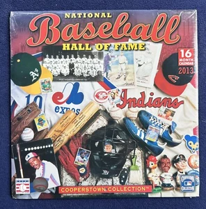 Calendario de 16 meses 2013 National Baseball HOF/Carew-Yount-Dawson-Bunning y más - Imagen 1 de 7