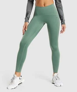 Gymshark GS Power Support Leggings grün Gr. S unterstützender Po Cinch - Bild 1 von 8