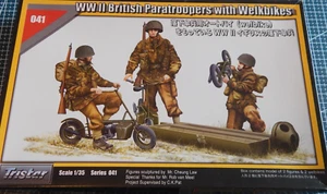 TRISTAR MODELS 1/35 SCALEWWII BRITISH PARATROOPERS AND WELKBIKES - Picture 1 of 4