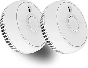 2 x Home Fire Alarm Smoke Detector Gas Sensor Fireangel Twin Pack with Batteries - Picture 1 of 3