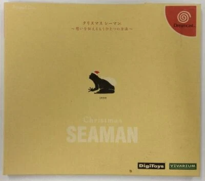 Sega Dreamcast DC Christmas Seaman Japan Version w/ Box and Manual 7747 SP - Image 1 of 3
