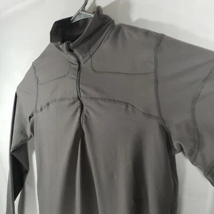 Mountain Hardwear 1/4 Zip Active Running Hiking Shirt Men's Size Medium Gray - Picture 1 of 11