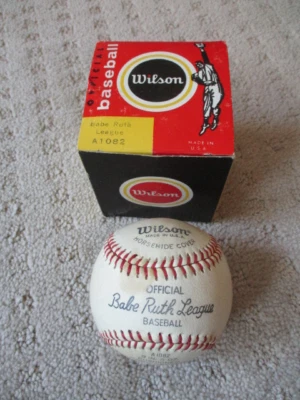 Béisbol de colección Babe Ruth League Wilson A1082 con caja Foto 1 de 4