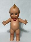 ADORABLE poupée antique c1920 composition KEWPIE 12" rose O'Neill Allemagne étiquette d'a/O