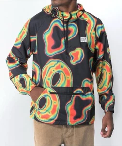 ODD FUTURE PSYCHEDELIC ANORAK PULLOVER JACKET SIZE LARGE MENS COLORFUL JACKET - Picture 1 of 8