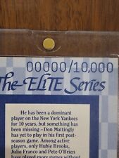 1993 Donruss Don Mattingly 00000/10000 The Elite Series 24 Promo/Executive Proof