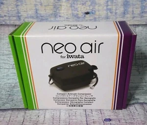 Iwata Neo Air Compact Mini Airbrush Compressor IS 30 UP - New Open Box - - Picture 1 of 13