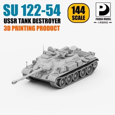 3D Printed 1/144 SU122-54 tank destroyer Model Kit Unpainted - Image 1 of 2