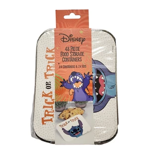 Disney Lilo & Stitch 48 Piece Food Storage Containers - Picture 1 of 5