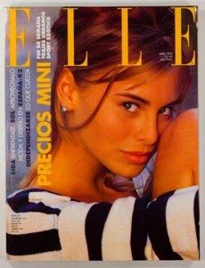 Niki Taylor WENDY VELDHVIS Yasmeen Ghauri ELLE SPAIN magazine April 1992 vtg UMA - Picture 1 of 1