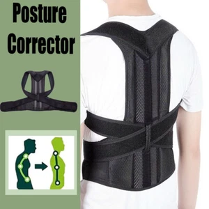 Back Waist Support Belt Posture Corrector Backs Lumbar Medical Belt for Sports - Picture 1 of 19