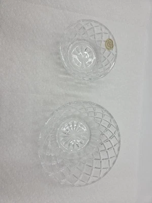 Lenox Collections Full Lead 3-4" & 5" Crystal Diamond Bowl's set - Image 1 of 4
