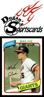 1980 Topps #62 Mike Ivie - Image 1 of 2