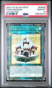 PSA 10 Toon Kingdom - MP24-EN006 - Quarter Century Secret Rare - Dueling Mirrors - Picture 1 of 2