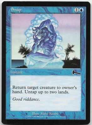 Snap 43 Common Urza's Legacy NM MTG - Image 1 of 2