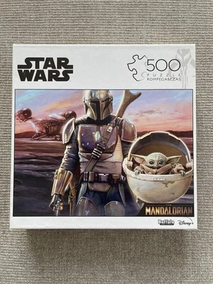 Buffalo 03350 Star Wars Mandolorian This is the Way Jigsaw Puzzle 500 Piece Open - Image 1 of 4